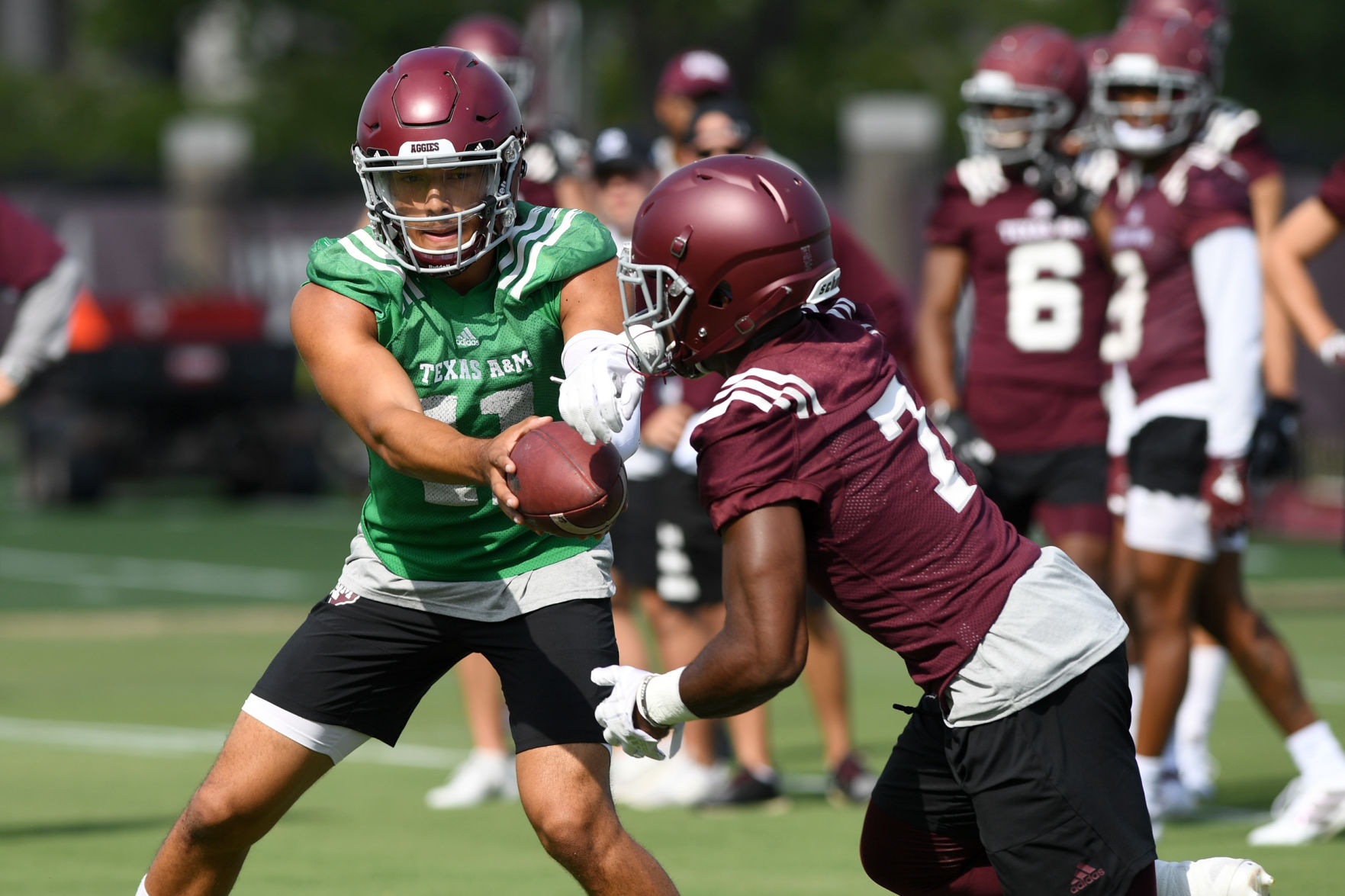 Texas A&M football practice